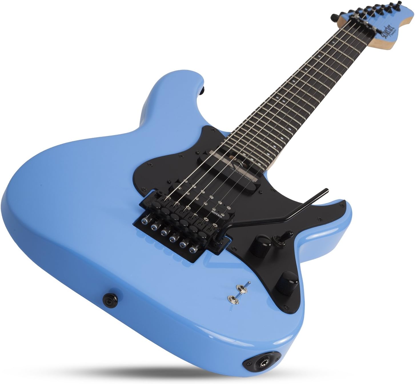 Schecter Sun Valley Super Shredder with Floyd Rose and Sustaniac - Riviera Blue