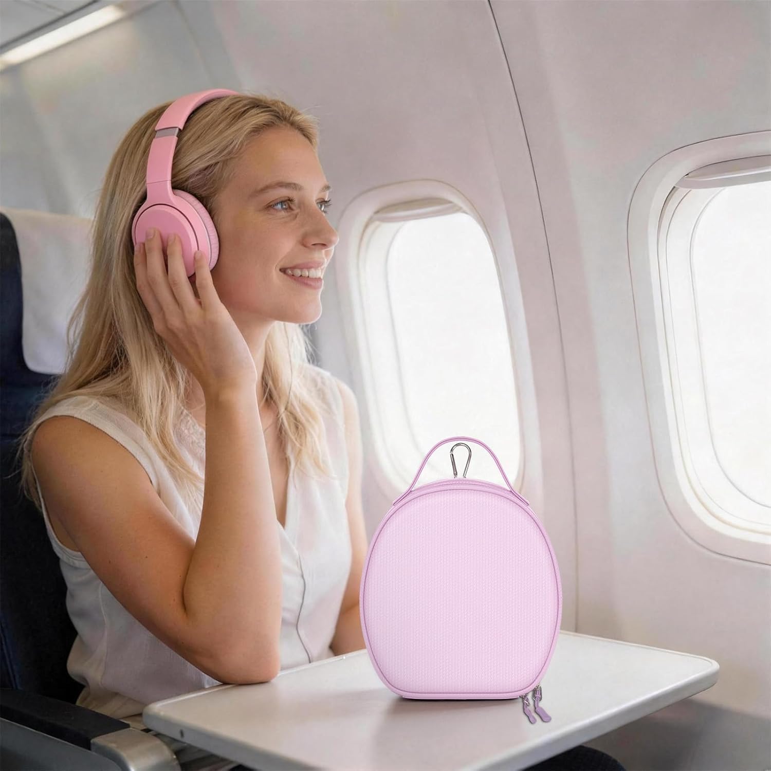 Headphone Case for JBL Tune 510BT 520BT 720BT 770NC / for Sony WH-CH520 WH-CH720N/ for JLab/for Beats Studio Pro Noise Cancelling Headphones (Box Only) (Pink) - Image 8