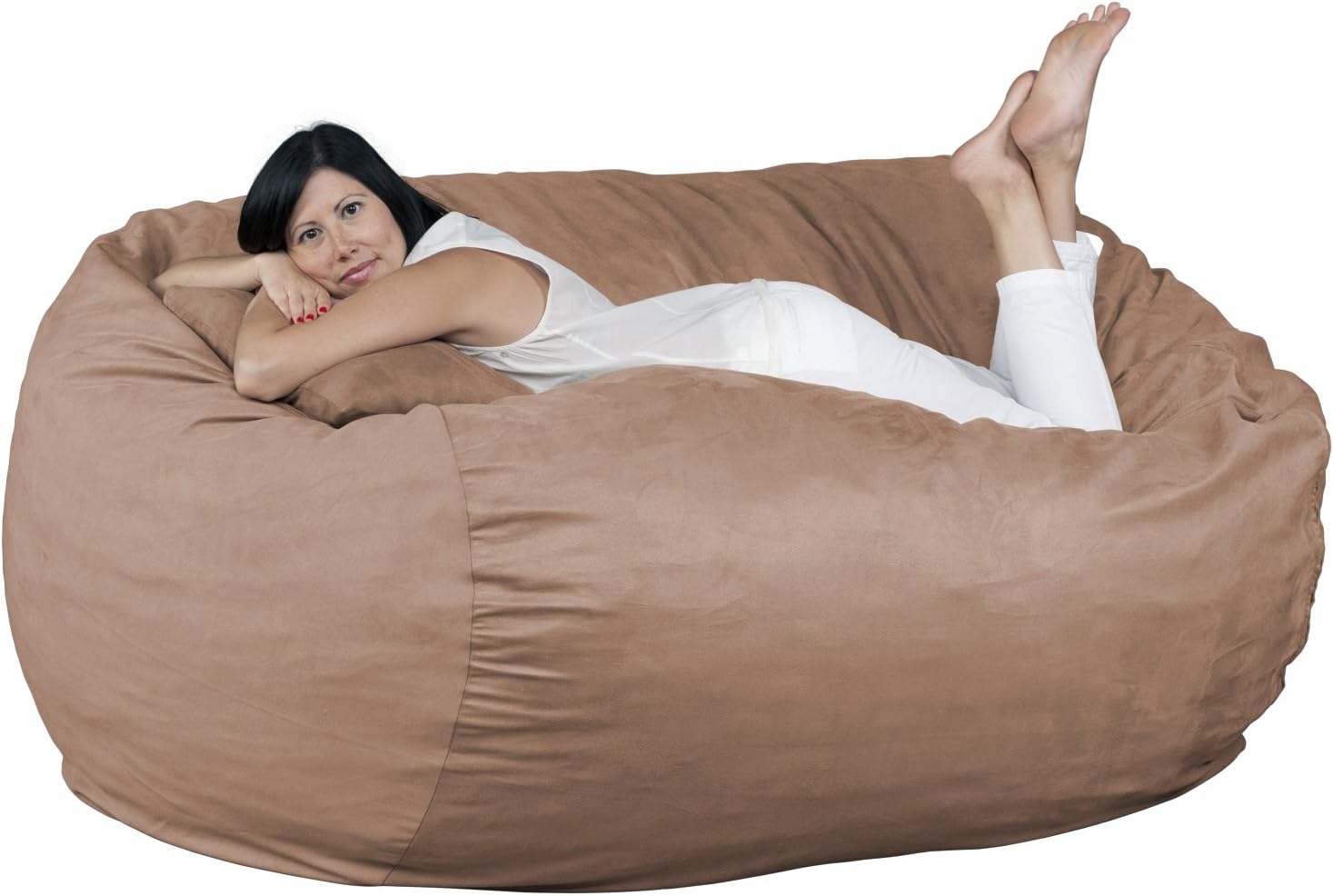 Bean Bag Chairs foam filled comfort no beans Earth Size 6 Foot