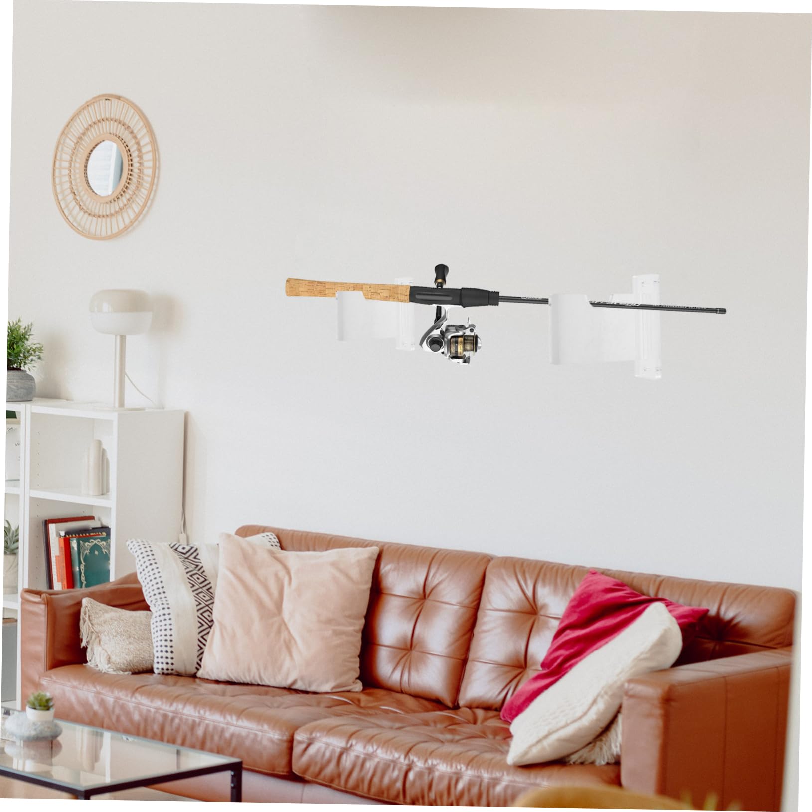 Toddmomy 5 Paia per Canne Organizer per Esposizione Canne e Bastoni Facile Installazione e Resistente per Appassionati e Hockey