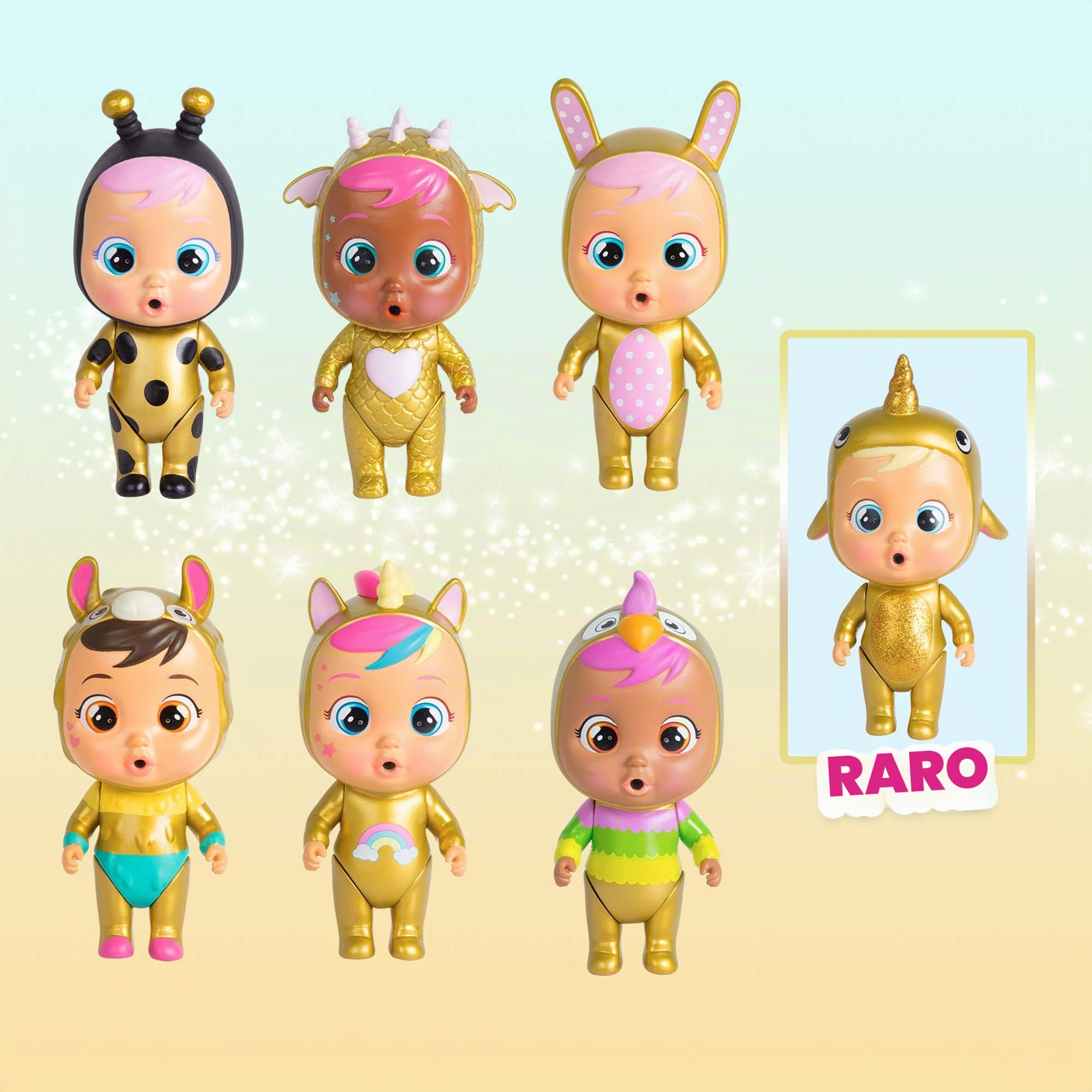 IMC Toys Cry Babies Magic Tears Golden Edition Giocattolo, Colore Parecchi, 13 cm, 94438