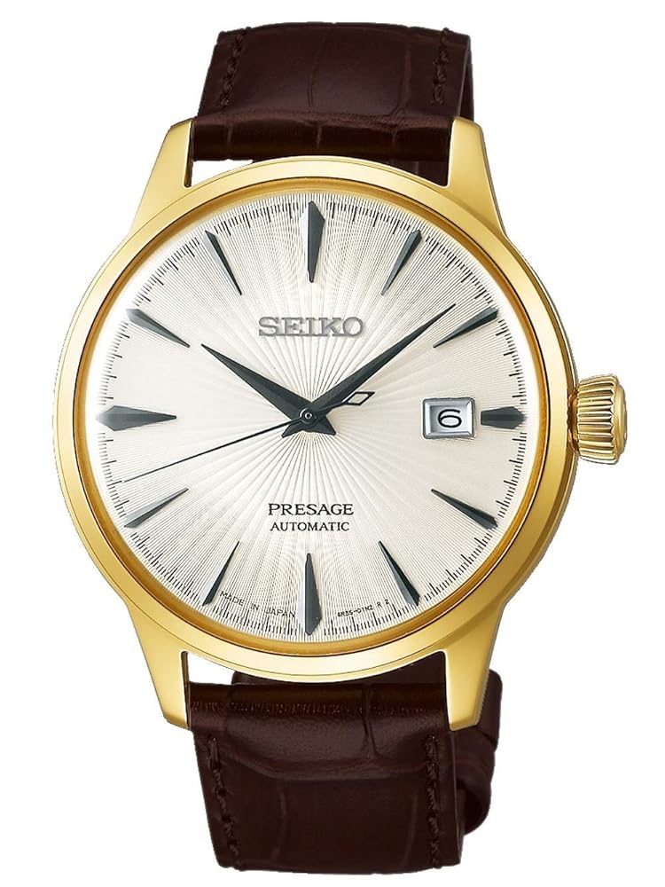 Amazon.com: SEIKO PRESAGE Automatic Champagne Gold Cocktail