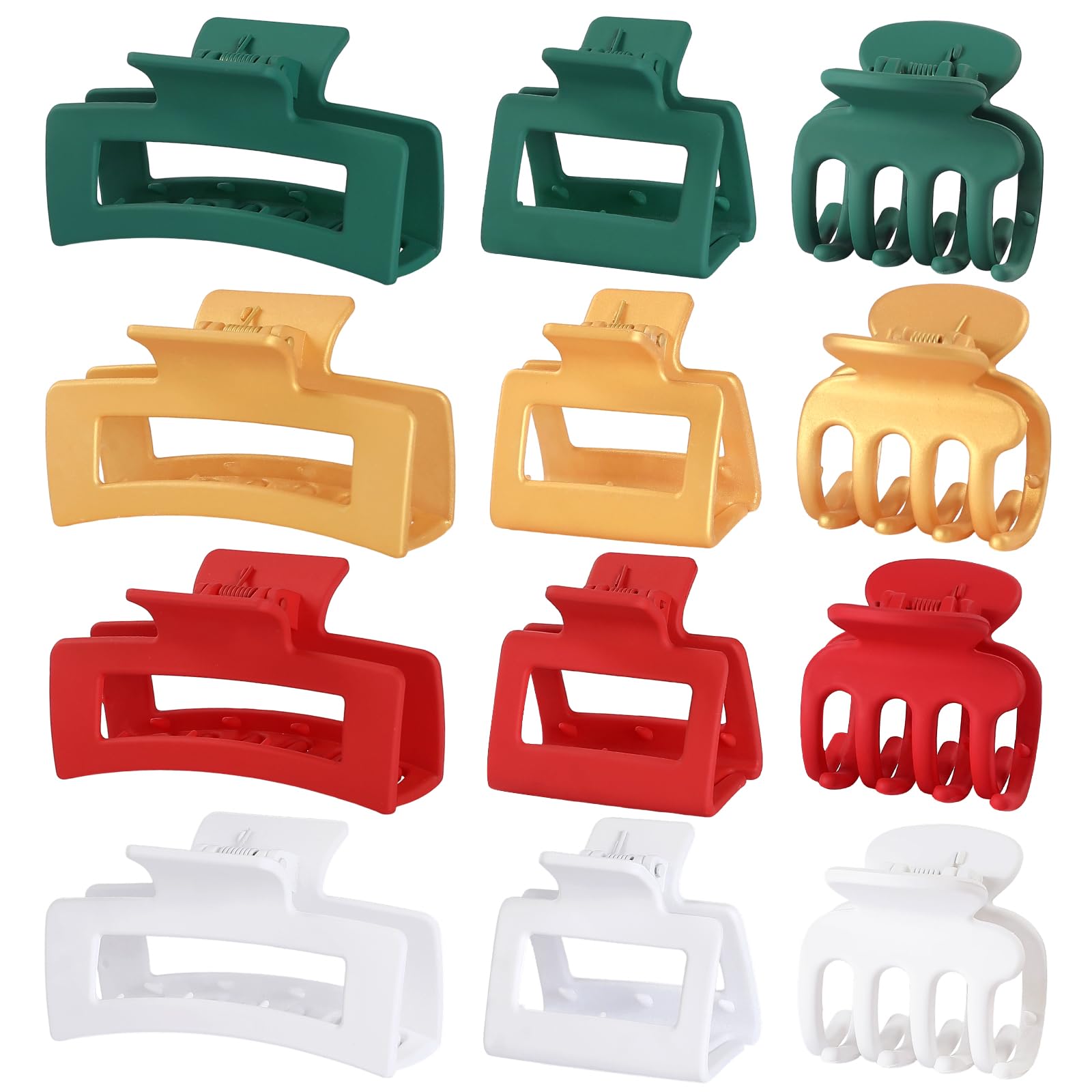 Cute Claw Clips for Women - 12 Pack -10