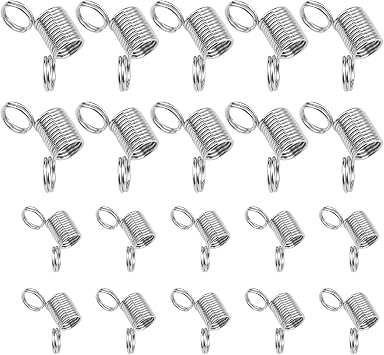 20Pcs Bead Clamps for Jewelry Making to Prevent Beads from Falling 10 Large and 10 Small