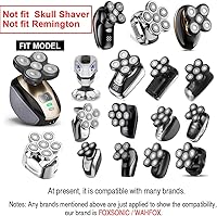 Vista 8 de WAHFOX Cable de carga para afeitadora de cabeza para el aseo libre Freebird Skull Shaver cabeza afeitadora, cable de cargador WAHFOX para muchas