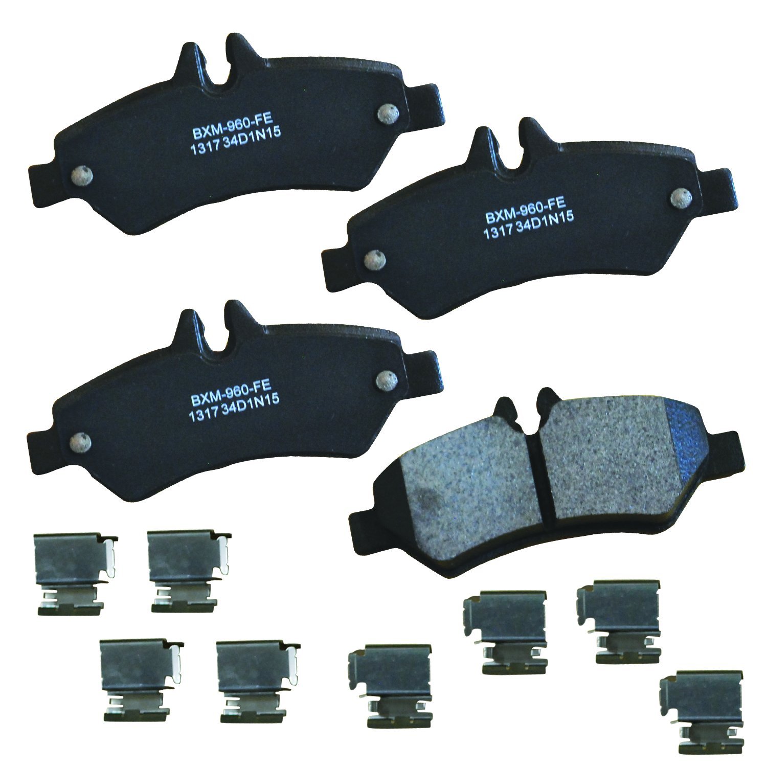 Bendix Premium SBM1317 Semi-Metallic Rear Brake Pads for Select Models Dodge Sprinter 2500, Freightliner 3500, Mercedes-Benz Sprinter, V250, Volkswagen Crafter Van
