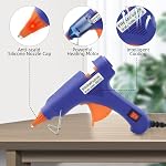 Glue Gun, pistolet à colle chaude avec 40pcs Collez des bâtonnets, Mini Kit Guns à colle chaude Ensemble Gun, Gun à colle pour les artisanats et les arts, Réparations rapides à domicile