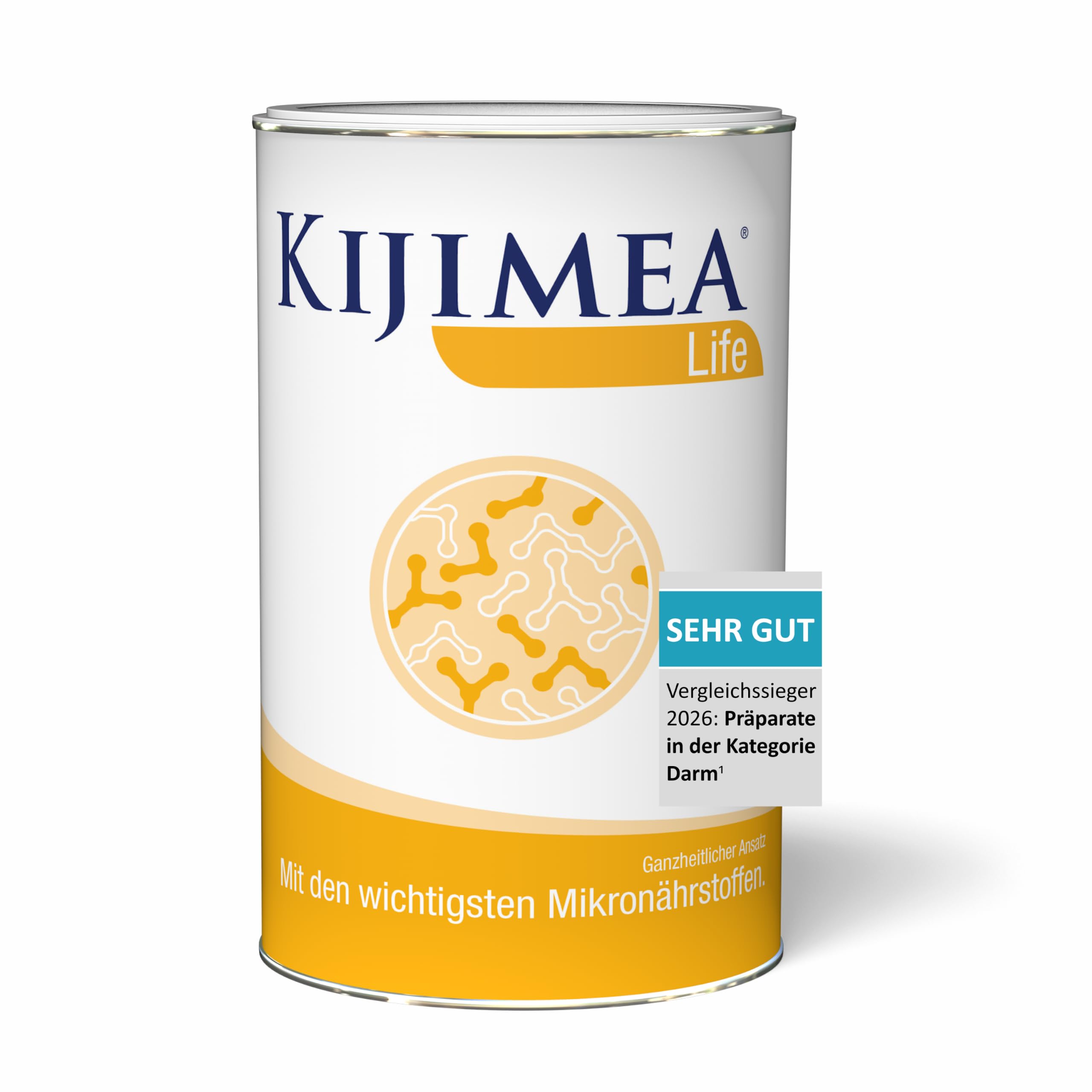 Kijimea Life – Ganzheitliche Nährstoffversorgung | Mit 101 Bakterienstämmen | Enthält essenzielle B-Vitamine, Vitamin D, E sowie Calcium und Protein