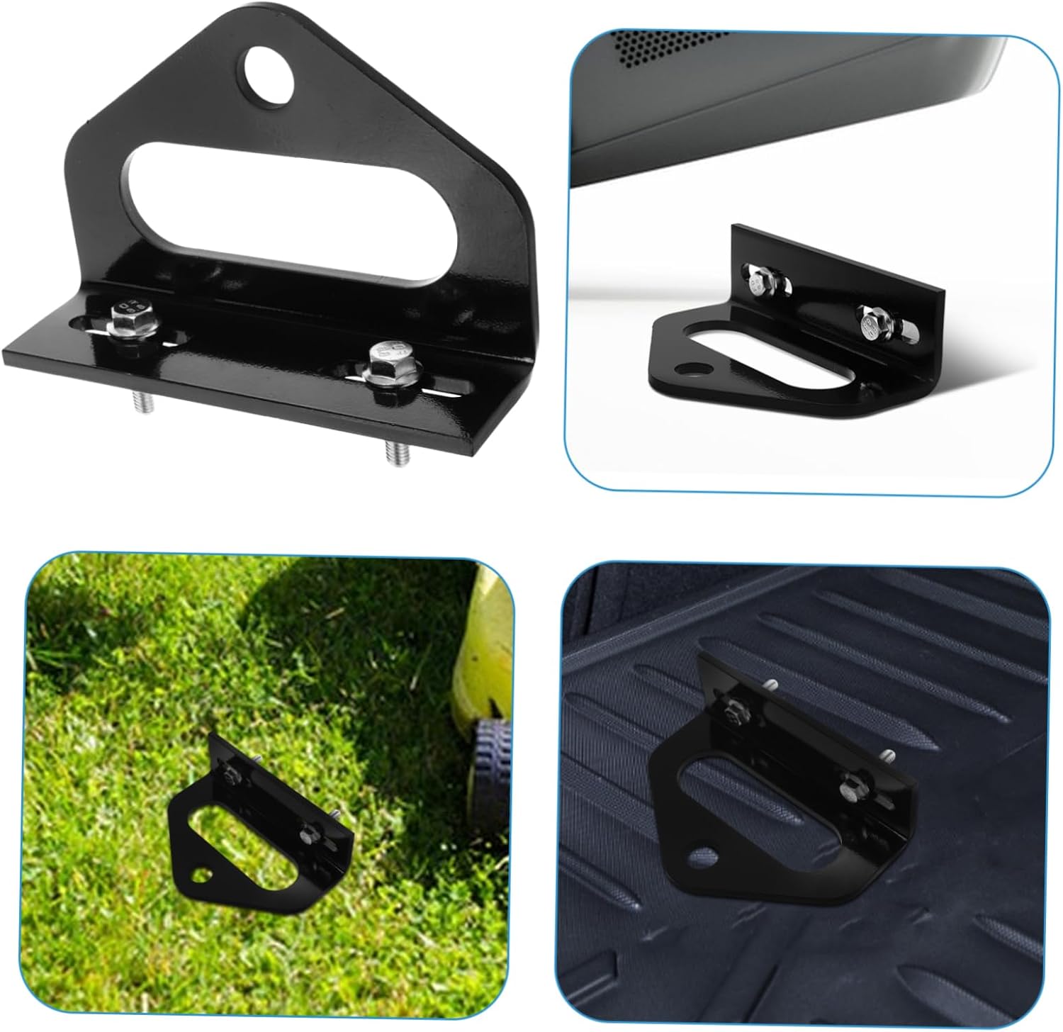 Lawn Mower Ball Hitch Trailer Adapter for Zero Turn Mowers