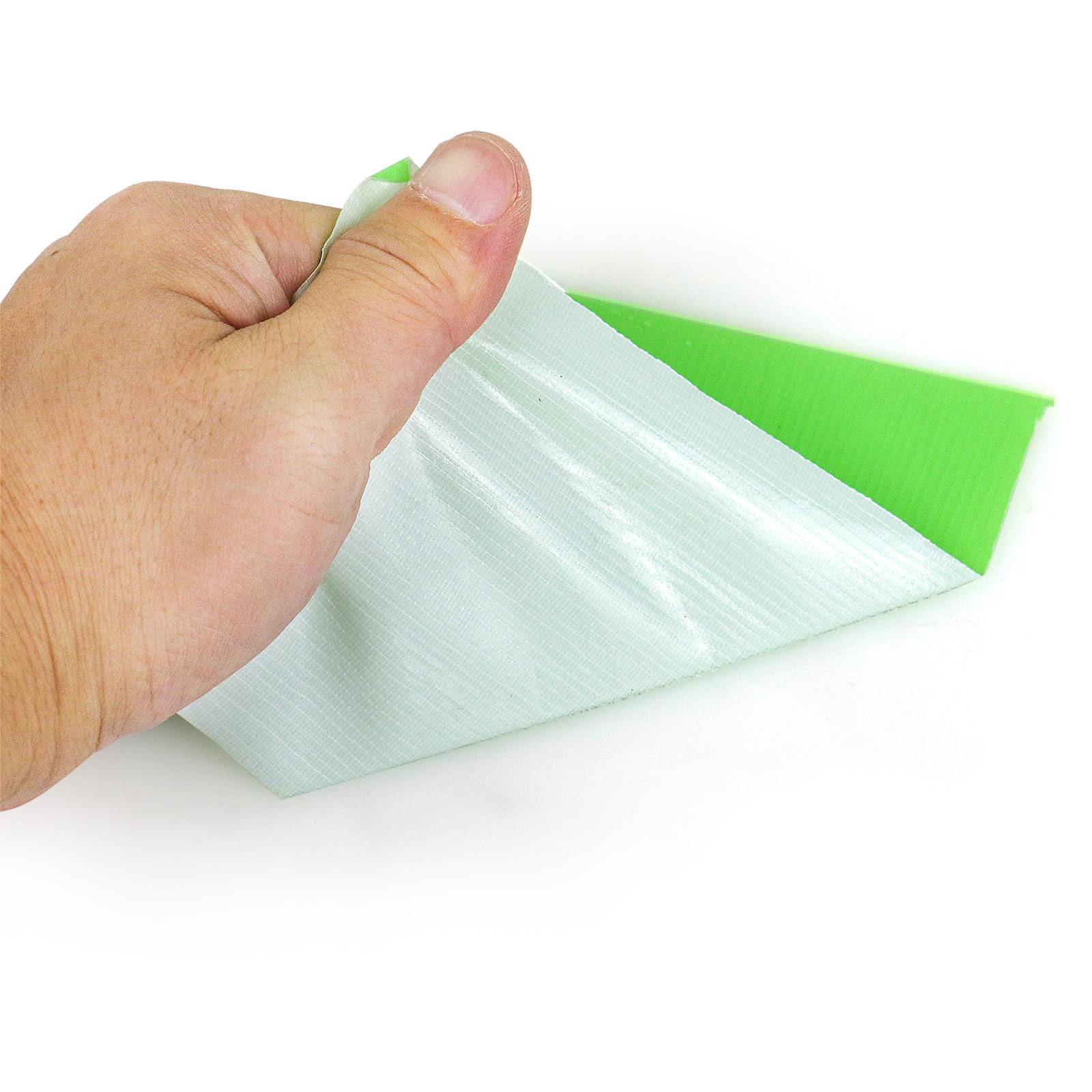 BOMEI PACK Cinta adhesiva de tela verde claro, 150 mm x 50 m, reforzada, resistente al agua, cinta adhesiva resistente para fijar reparaciones, manualidades, etiquetado, cajas de sellado para trabajos
