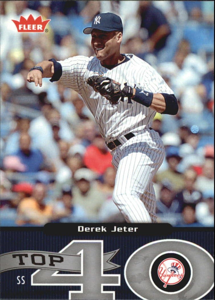 2006 Fleer Top 40 Baseball Card #2 Derek Jeter