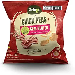 Snack Chick Peas Sabor Bacon 40g - Grings