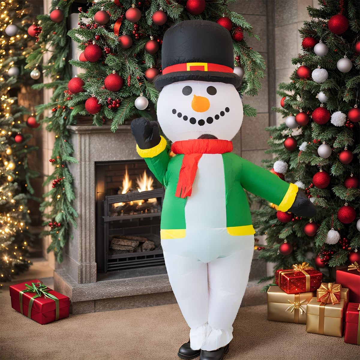 Inflatable Blow Up Costume for Adult Christmas Halloween Party Cosplay Suit Men Women Full Body Funny Costume