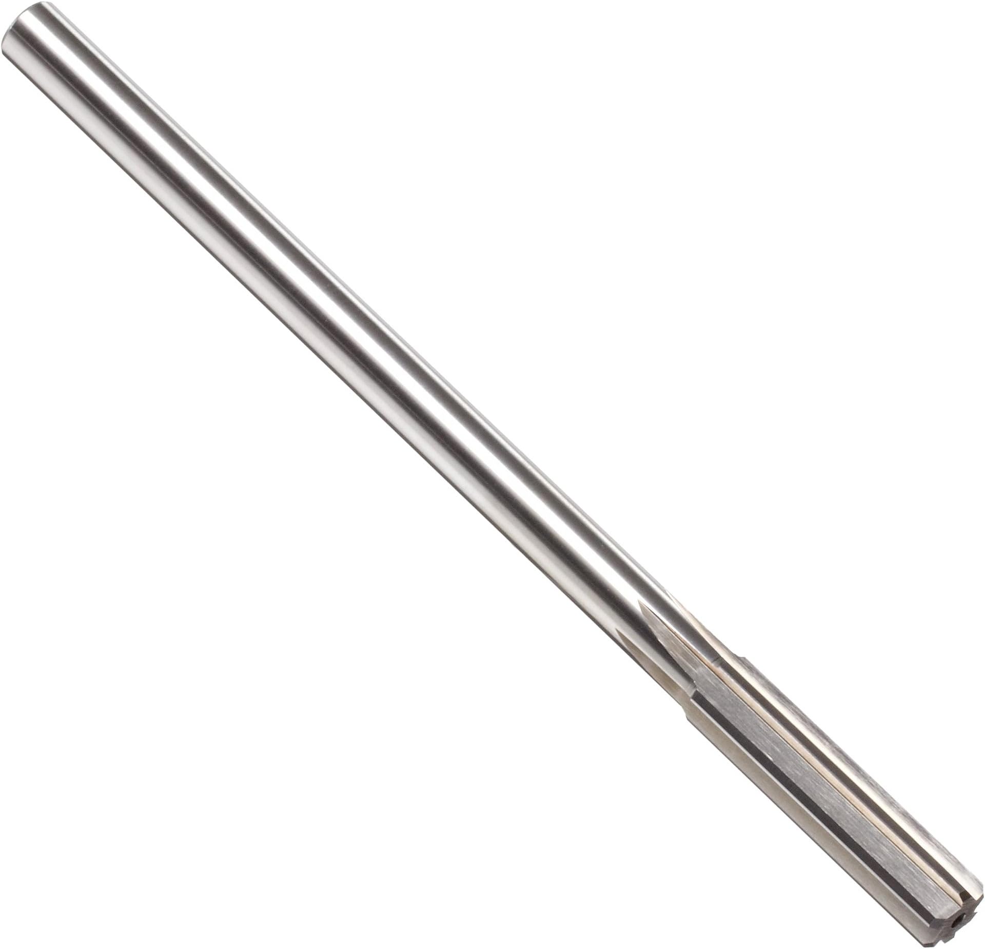 Alvord Polk 127-0 High-Speed Steel Chucking Reamer, Straight Flute, Round Shank, Uncoated Finish, Size: #63