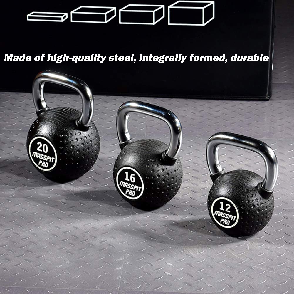 Kettlebell HUAHUA Cast Stal Kettlebells, Elektropated Heed, No Rust, Home Siłownia Siły sprzęt treningowy, 6kg, 8 kg, 10 kg, 12 kg, 24 kg, 28 kg