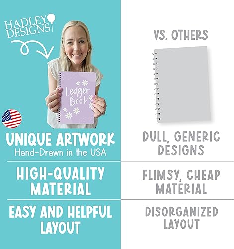 Miniatura 4 de Libro de contabilidad - Libro de contabilidad para contabilidad, libro de registro de contabilidad, cuaderno de contabilidad en espiral, cuaderno de