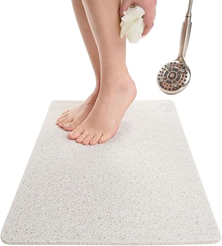 Miniatura 160 de Tapete de ducha antideslizante para bañera – Tapete de baño de lufa para baño – Tapete de baño de 40 x 16 – Tapete de baño antideslizante Gris,Aqua