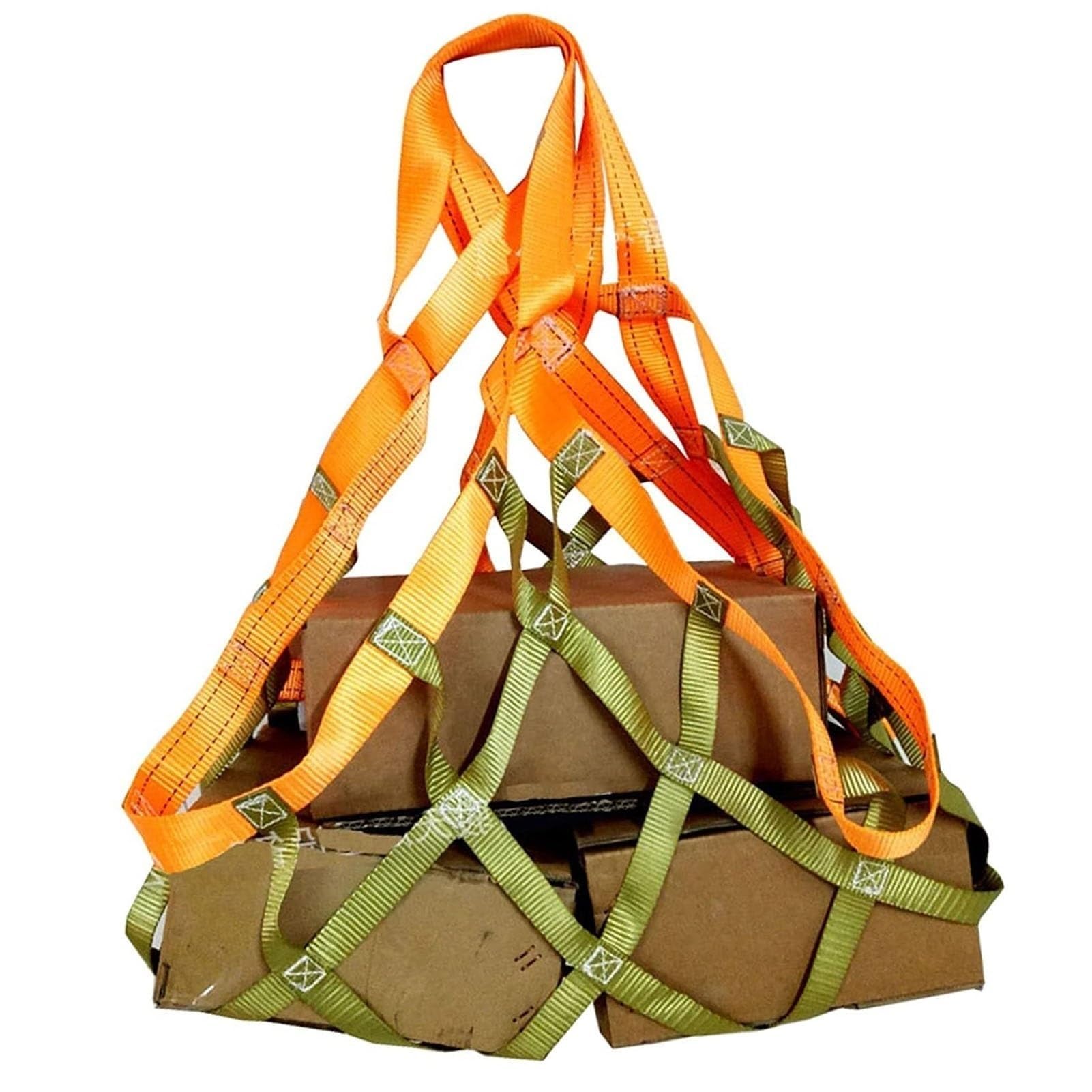 Lifting Sling Net - Safety Lifting Net Straps, Flat Nylon Sling Hoisting Net, 10cm Square Mesh Tear Resistance, Cargo Net Hoist, Bungee Cargo Net For Pickup Truck Bed(3 X 3/Mesh 15cm/Load 2.5t)