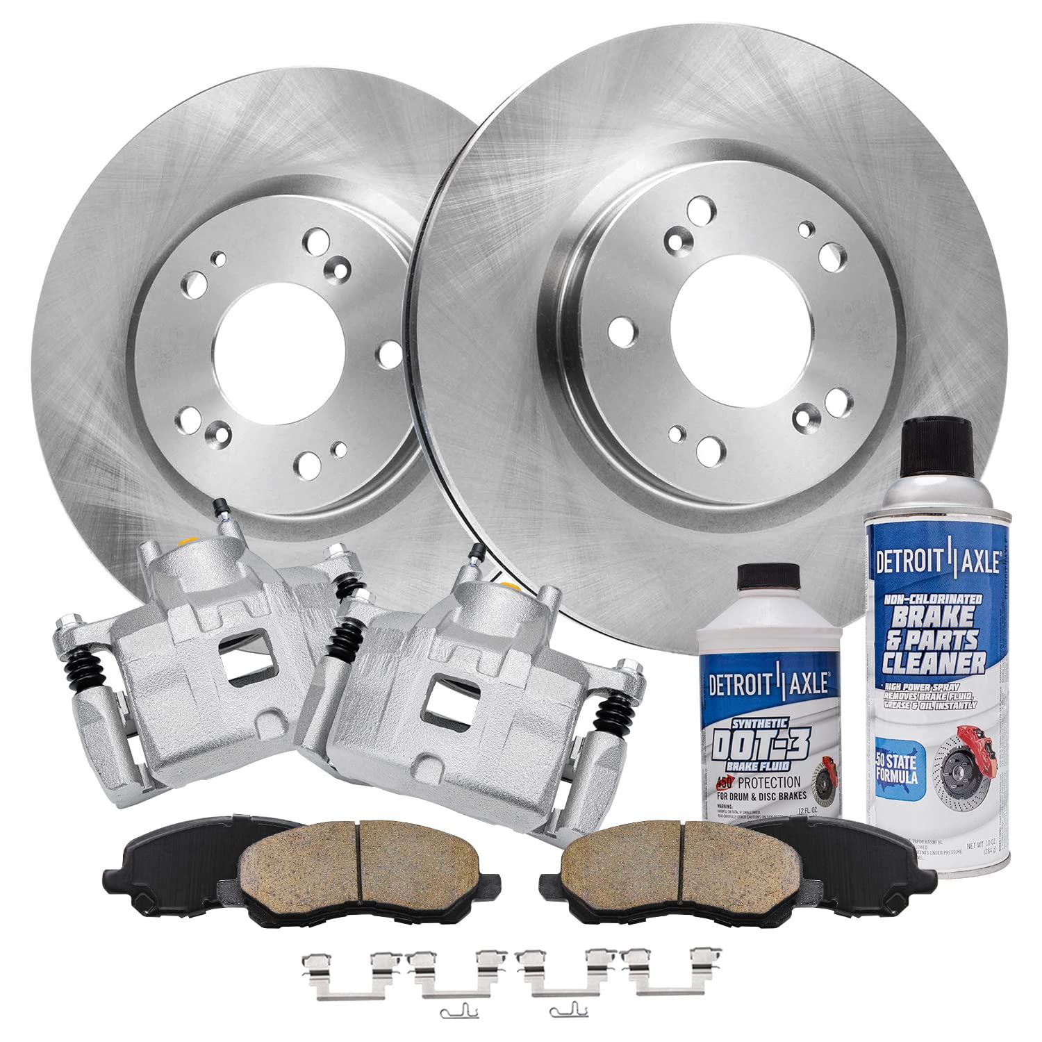 Detroit Axle - Front Brake Kit for Chrysler 200 Sebring Dodge Avenger