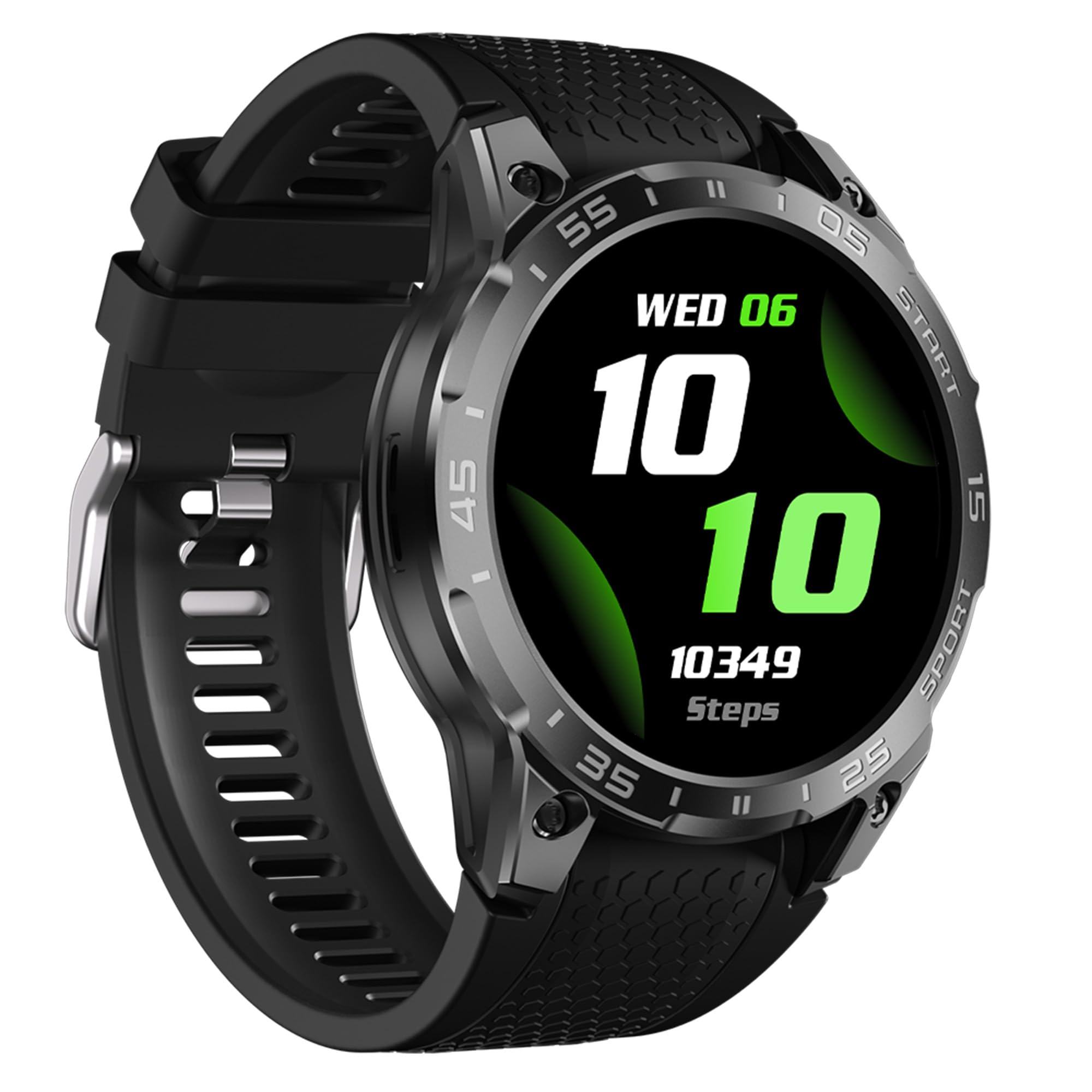 ZYVICXFJ 1.85 in Smart Watch for Men with AI Voice, Full-Featured Fitness Tracking, Waterproof, Health Monitoring, Multiple Sports Modes, Compatible with Android and iOS