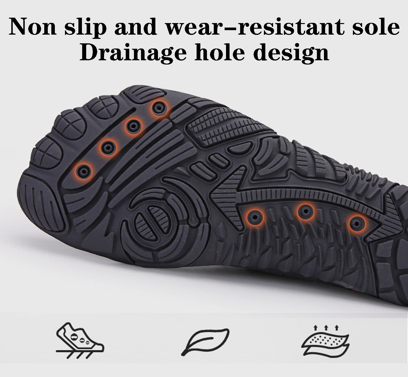 Zapatos De Agua para Mujeres Descalzas Zapatos De Agua De Secado Rápido Zapatos De Agua Ligeros para Hombres Zapatos De Escalada En La Piscina De Playa(36 EU, U-Gray)