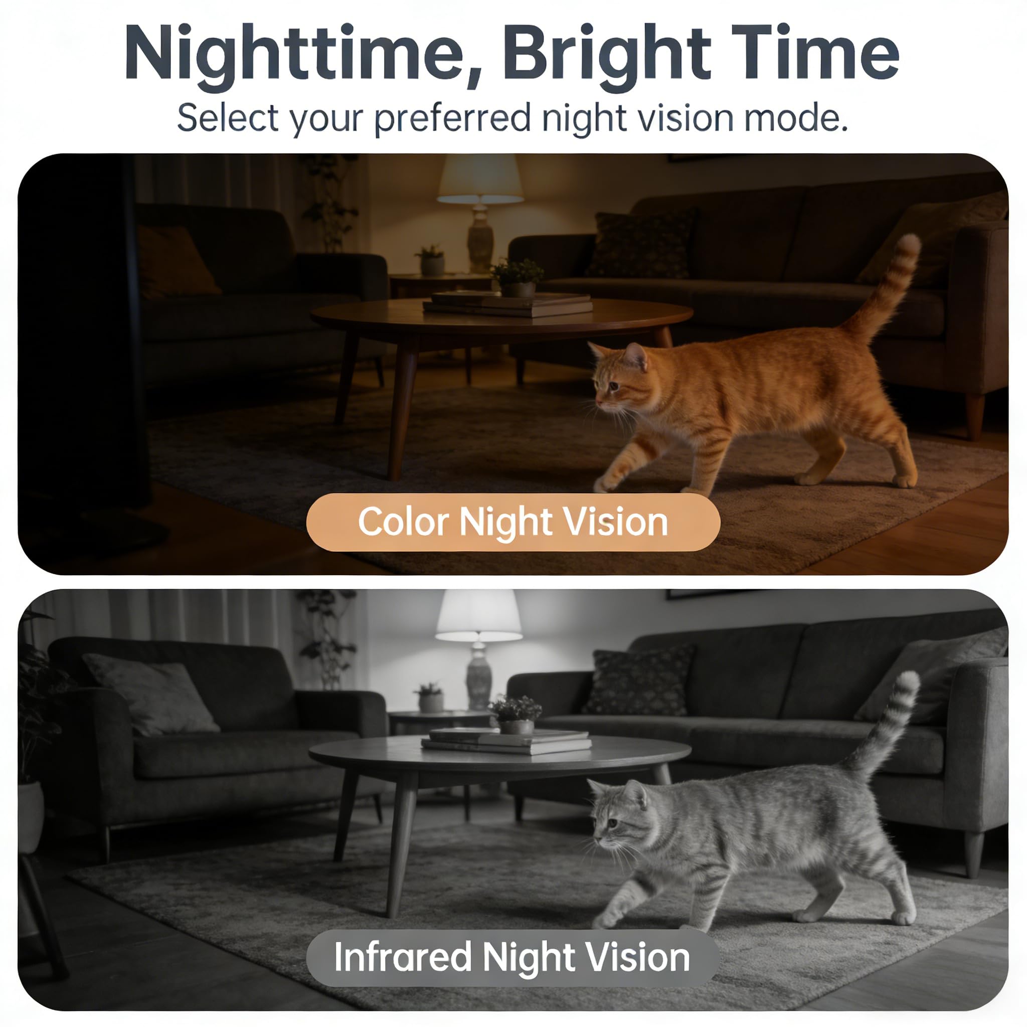 Hidden Camera,Spy Camera,4K Security WiFi Mini Camera SD Card Storage & App Control,Surveillance with Magnetic Mount,AI Motion Detection,Auto Night Vision,Compact Indoor Cameras for Home — view 4
