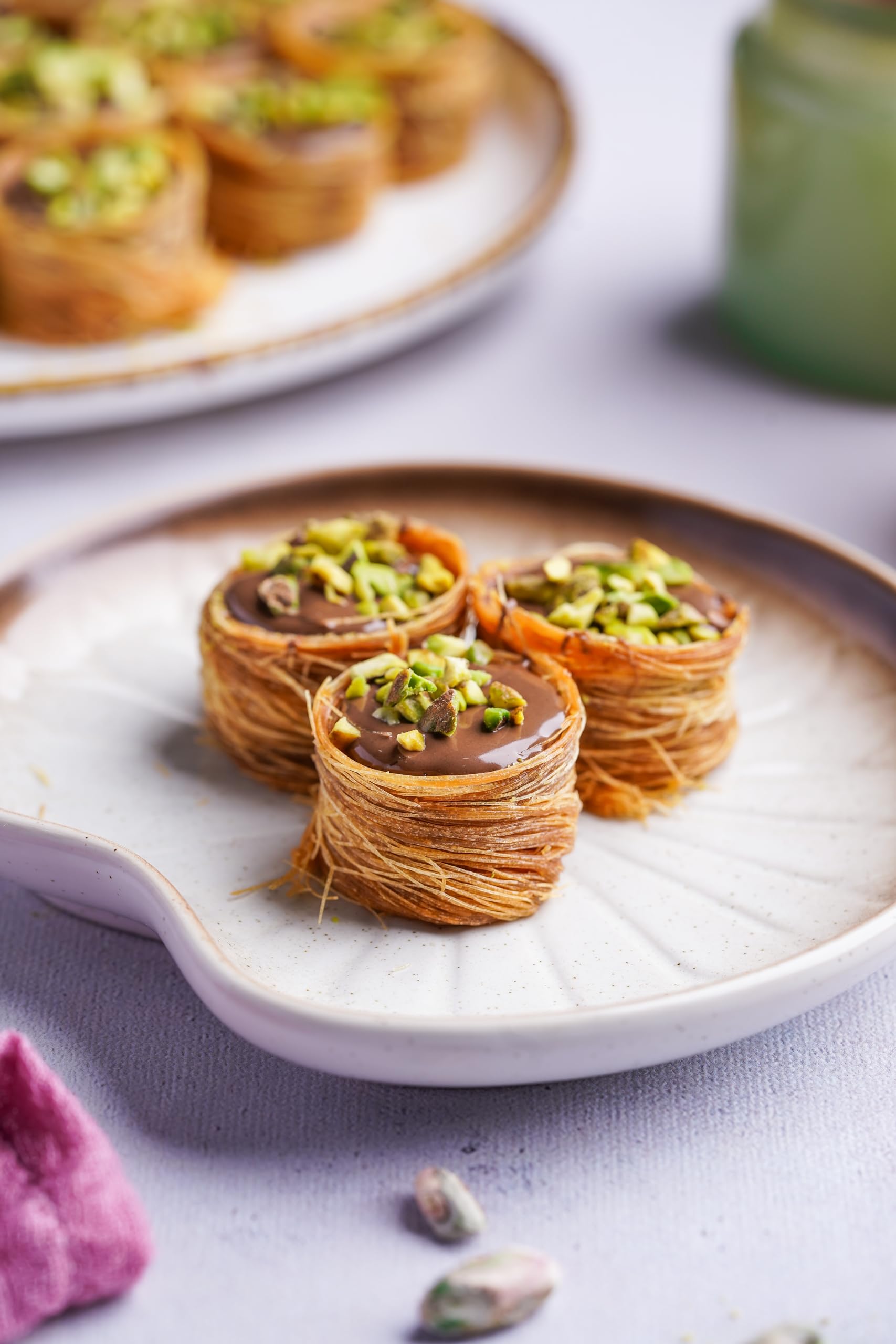 Gourmet Baklava Irresistible Nuts Nest - A Sweet Celebration of Hazelnut Bliss (250 Grams)