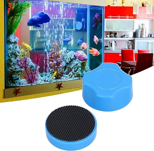 Miniatura 6 de Zerodis Mini limpiador magnético para acuario, cepillo de pecera, raspador de vidrio, herramienta de limpieza flotante portátil para acuarios