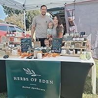 Handmade Herbs of Eden | Healing Herbal Body Butter | Pure Organic Calendual Comfrey Plantain with Castor Jojoba Rosehip Oil All Natural Soothing Whipped Body Moisturizer (Lavender)