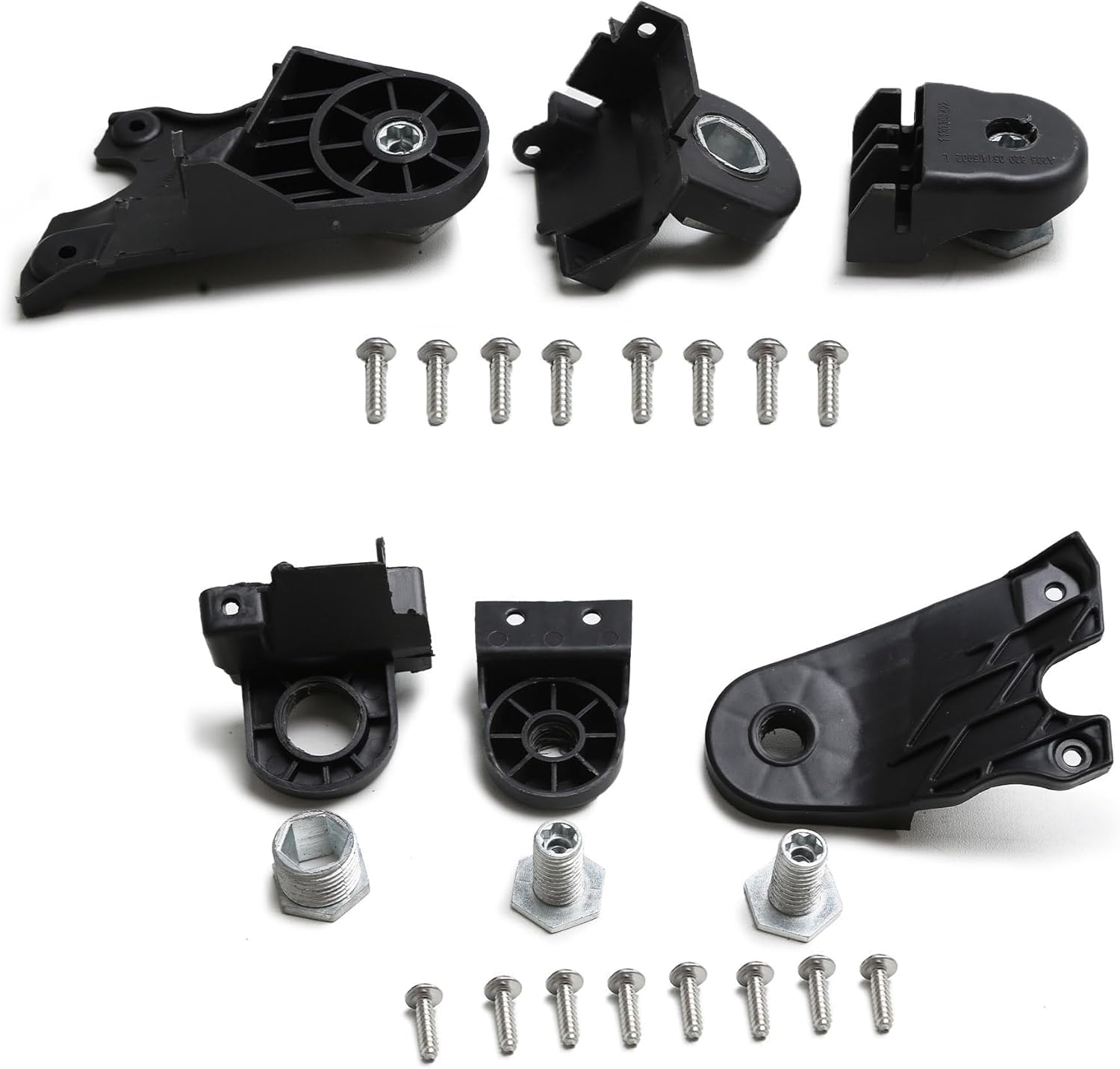 Left & Right Front Headlight Repair Bracket Mount Kits A2058205902 A2058206002 Compatible with Mercedes-Benz C Series C200 C260 C300 C43 AMG 4MATIC W205 S205 C205