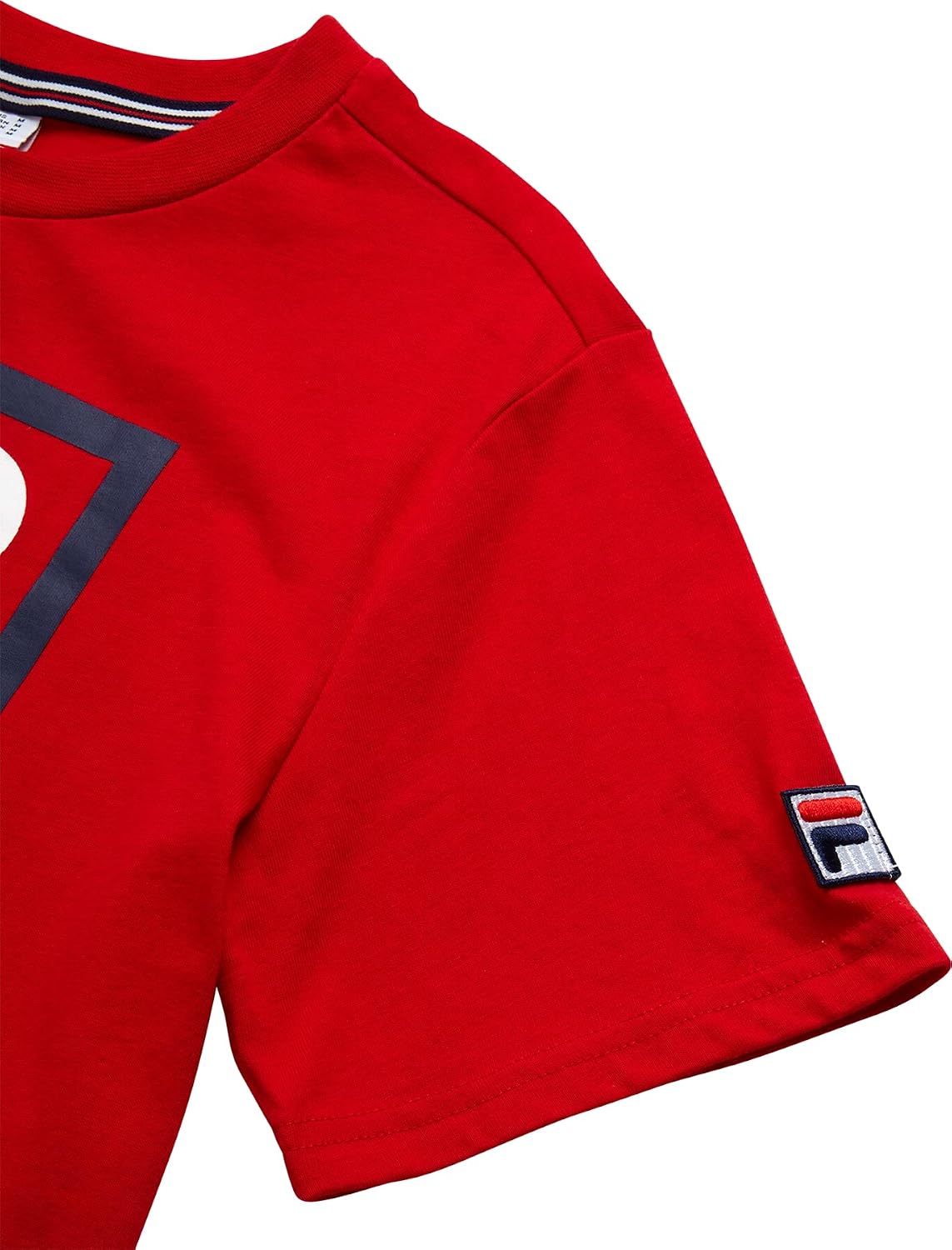 Fila Boys Athletic Shirts - Soft Cotton Blend Acitve Performance Short Sleeve Crewneck Casual Graphic Tees for Boys