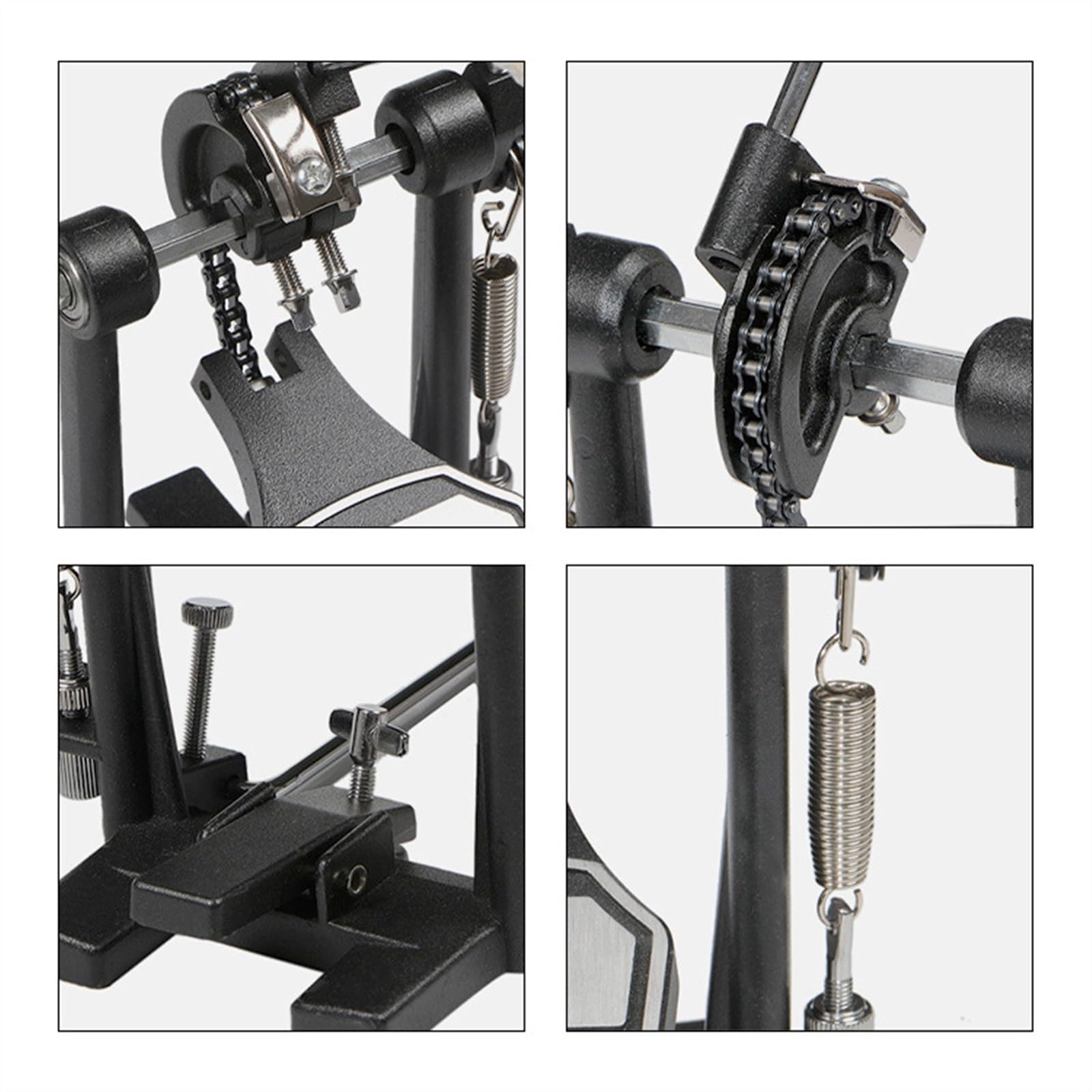 Pedal de batería Percutor De Un Solo Paso, Percutor Hi-hat, Accesorios Para Instrumentos De Tambor, Galvanoplastia De Un Solo Paso