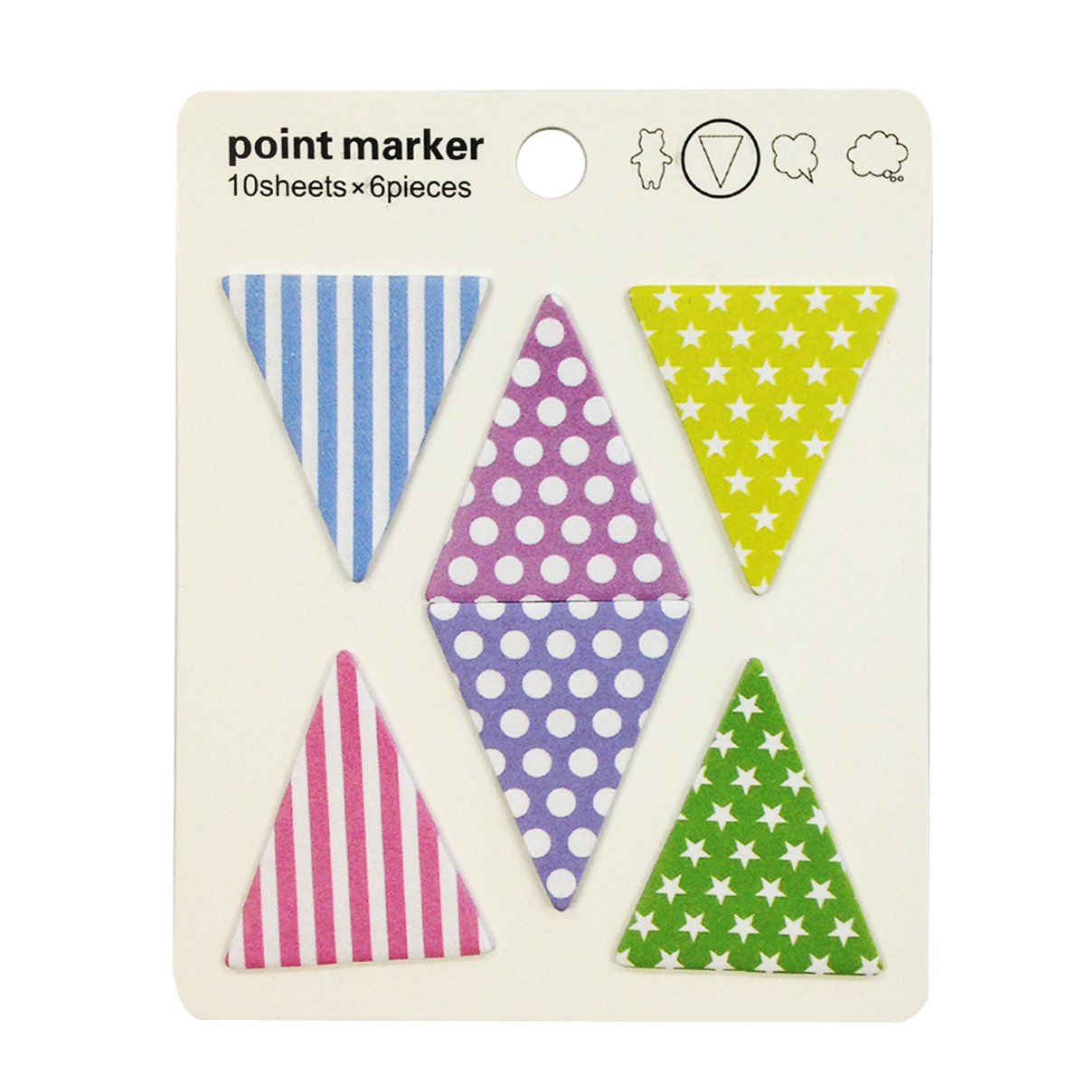 Notes autocollantes Wrapables Groovy Triangles pour ne plus rien oublier - 2