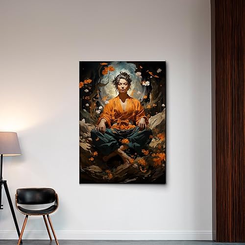 Miniatura 5 de Yoga Wall Decor, Yoga Wall Art, Buda Canvas Art, Buda Decor, Buda Canvas Print, Luxury Framed Wall Decor, Canvas, Art Decor