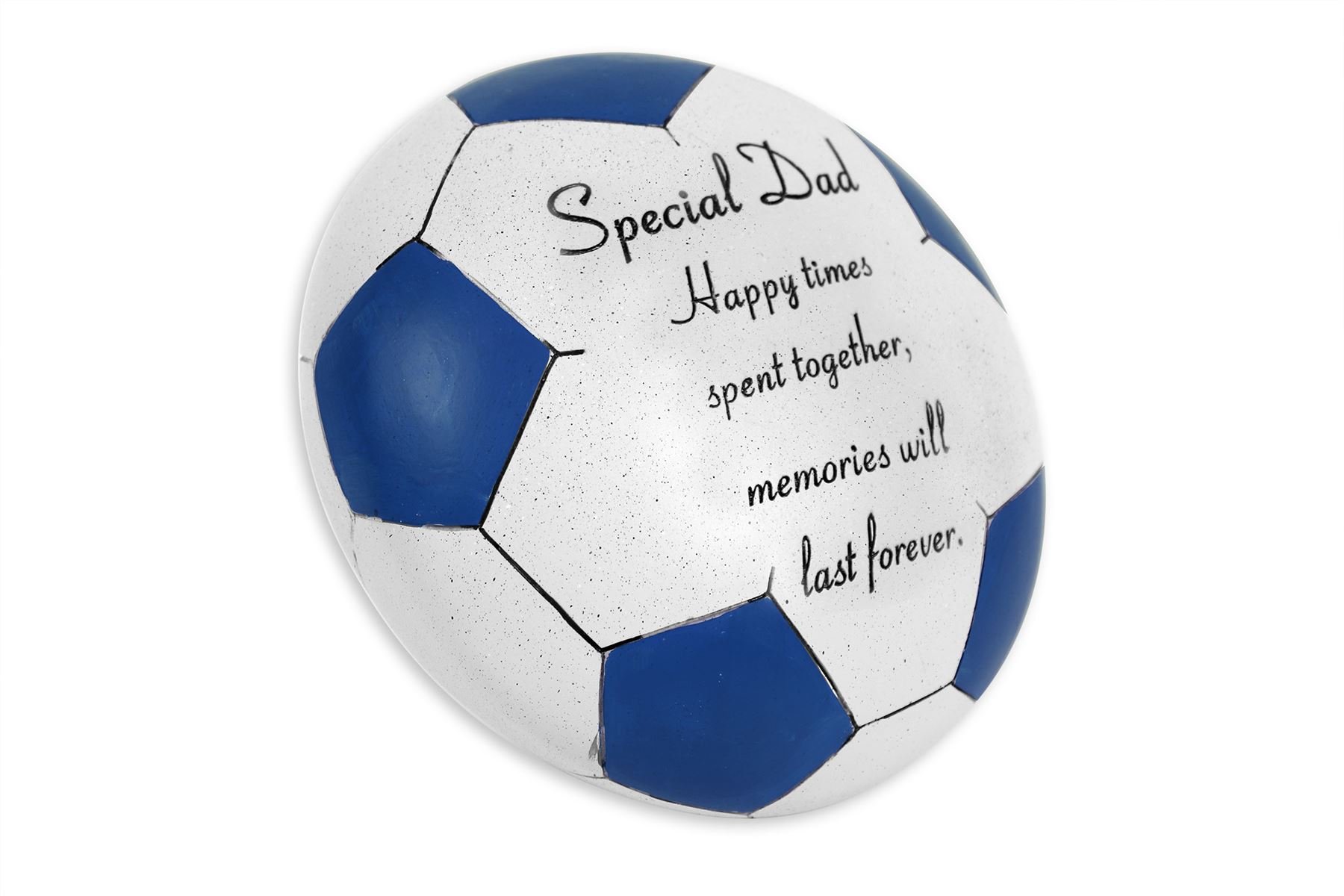 David Fischhoff Special Dad Football Memorial Plaque Grave Stone Ornament Father 3 Colours Gravestone Memorial Memories