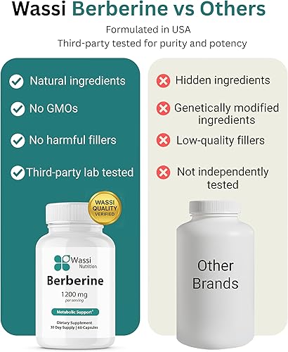 Miniatura 4 de Berberine 1200 mg  Supports Metabolism, Cellular Energy, Cholesterol Balance, Liver Function & Digestive Health  Vegan, Non-GMO, 60 Capsule