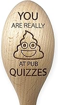Novelty Pub Quiz Wooden Spoon Trophy Gift Loser Booby Prize