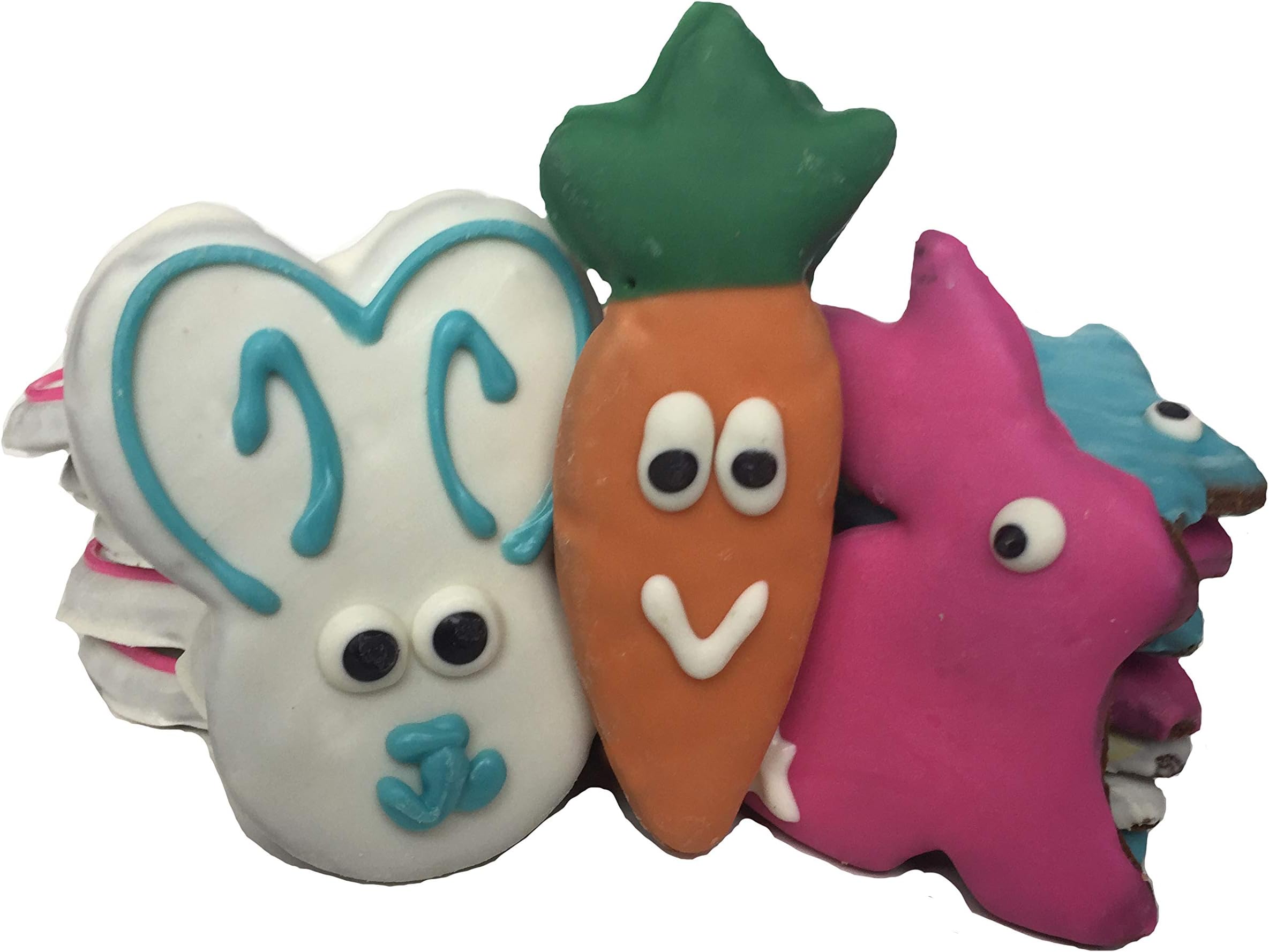 Tail Bangers Hoppy Spring Dog Treat Assortment - 18 Premium, Handcrafted, All-Natural, Human Grade Dog Cookies - No Preservatives, Corn or Soy - Made in USA