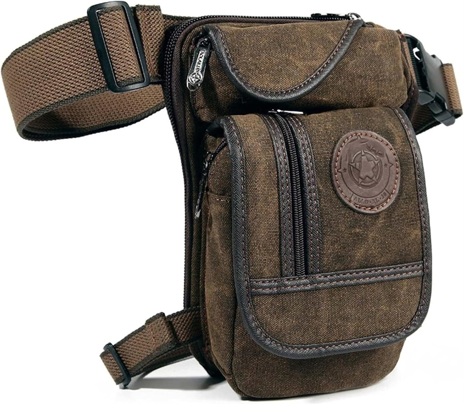 Beintasche Für Männer Und Frauen Oberschenkeltasche Motorrad Tasche Nylon Fanny Pack Taktisch Gürteltasche Wasserdicht Multifunktionstasche Motoradausrüstung Für Wandern Camping Klettern(Stil 1)