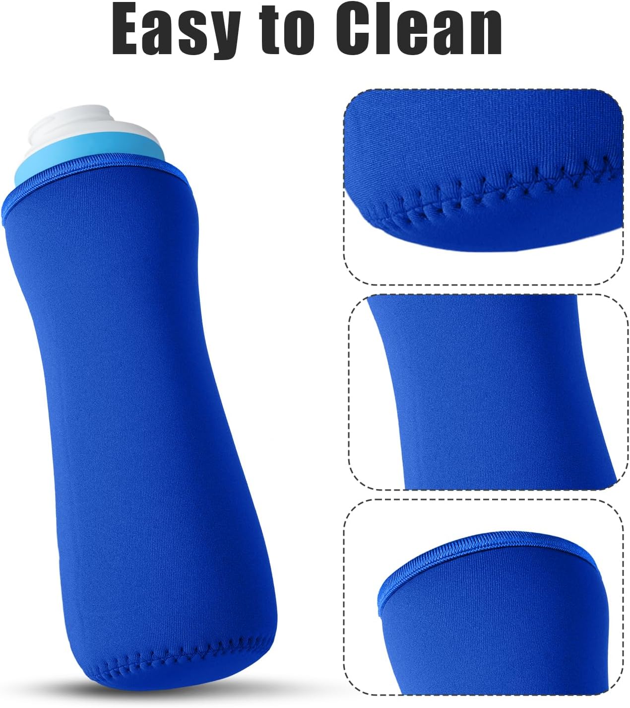 2pcs 22oz Neoprene Insulated Covers for Cirkul Bottles, Blue
