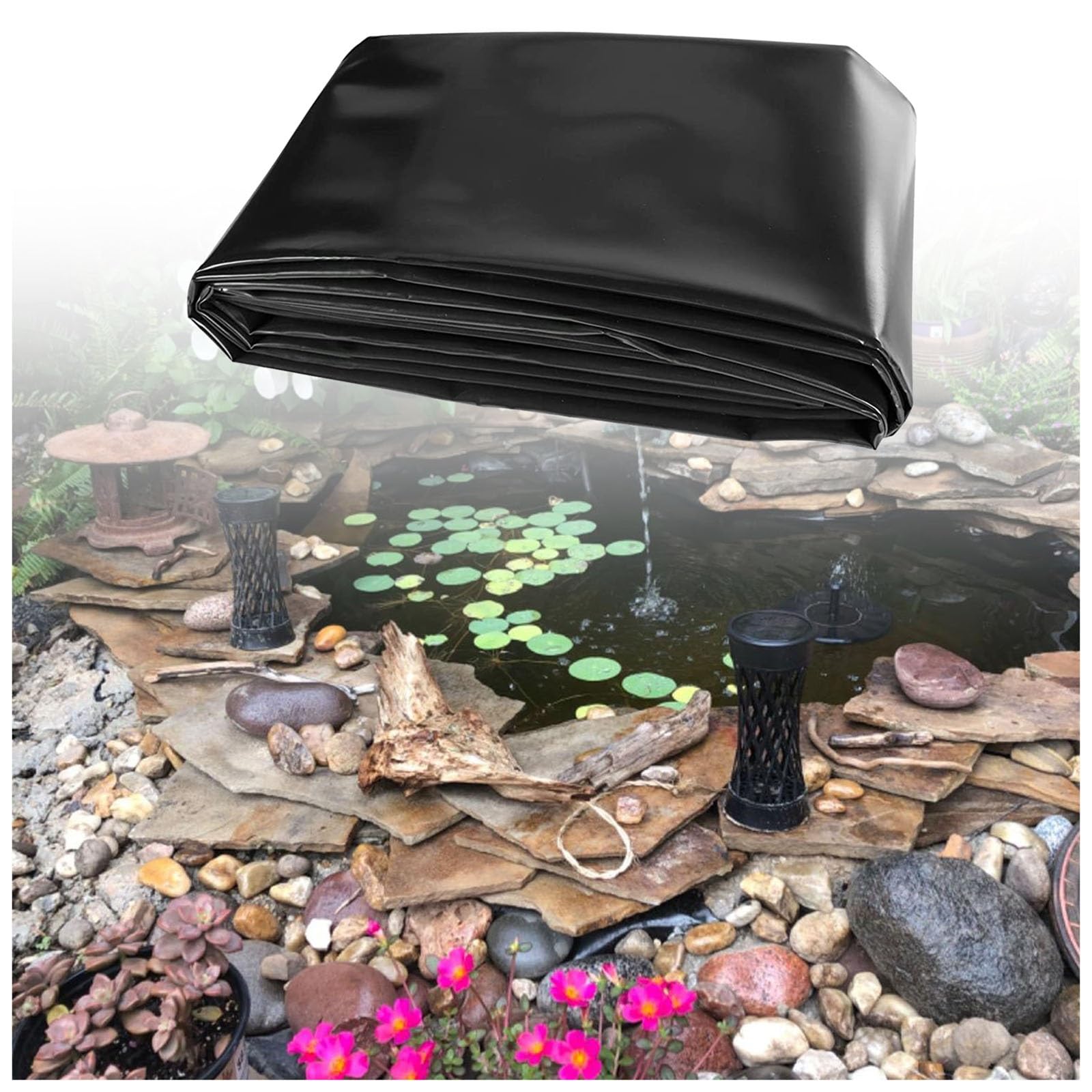 Bâche de bassin résistante aux UV supérieure pour protection étangs 9x11m