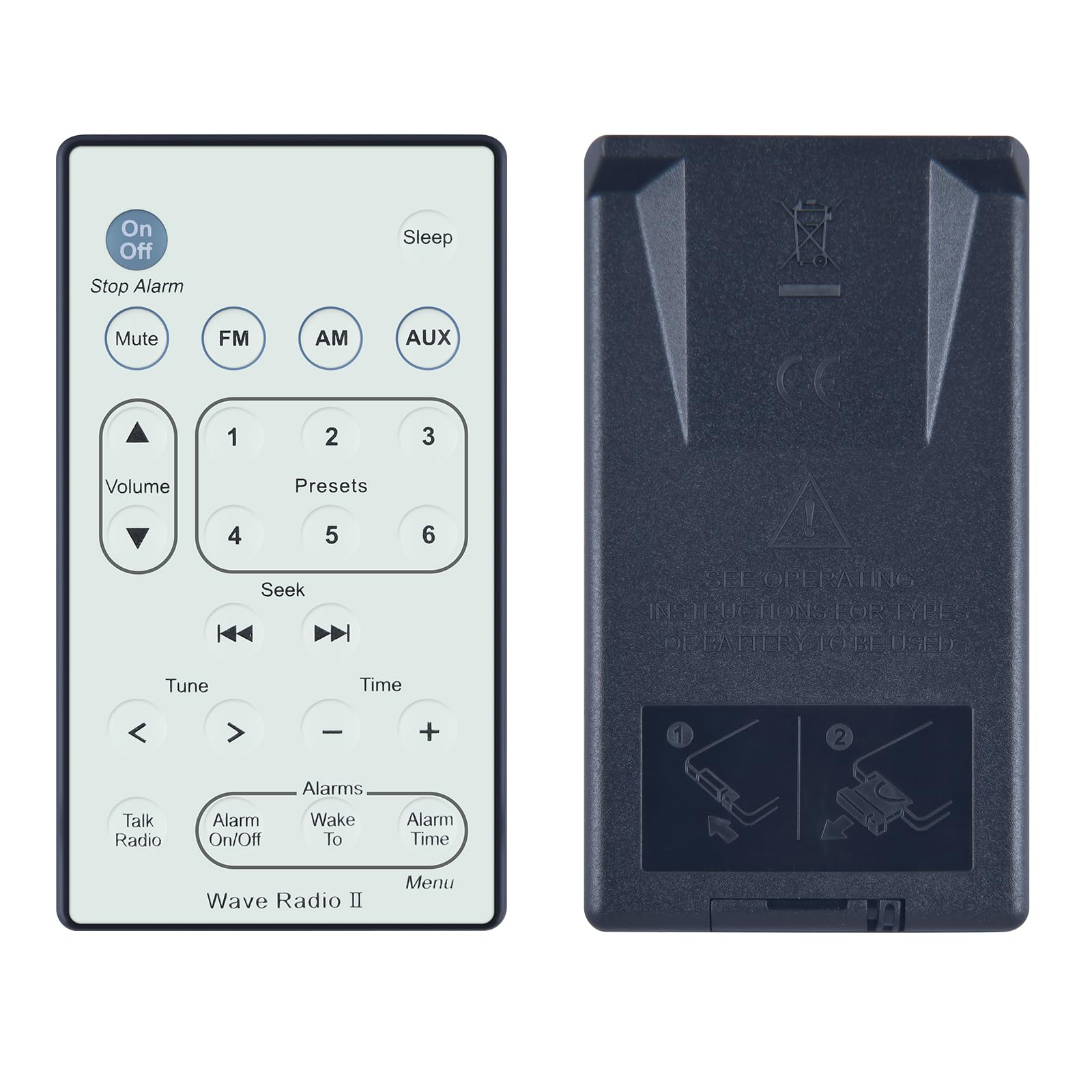 PZL New Replacement Remote Control for Bose AWR1B1 AWR1B2 Wave Radio II