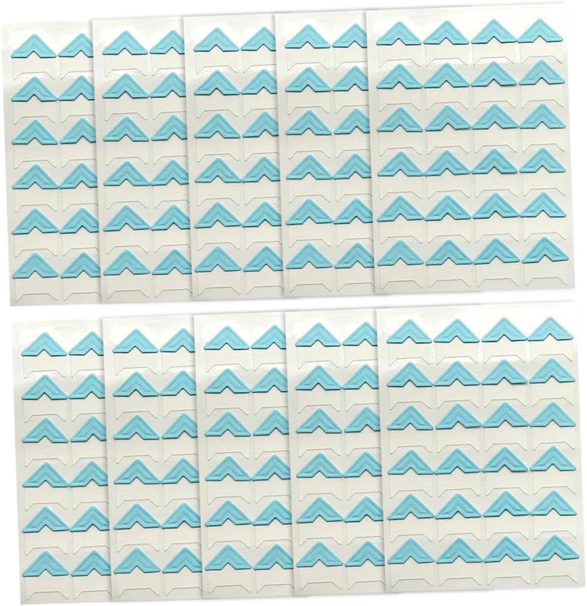 SEWOART 10sheets Self-Adhesive Photo Corners Stickers Retro Picture Mounting Corners for Scrapbooking Albums Memory Books Easy to Use