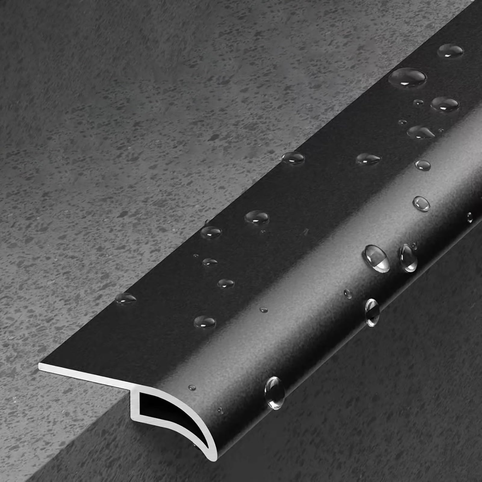 Drip Lines Eaves, Edge Trim Drip Line, Waterproof, Durable Aluminum, 3.3 to 66 ft, for Eaves & Window Sills(2.8m/9.2ft)