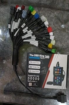 300 Tech BS6 BS7 Bike OBD Scanner with 21 Cord OBD Cable | Motorcycle Diagnostic Tool | Error Code Reader for All BS6/BS7 Bikes