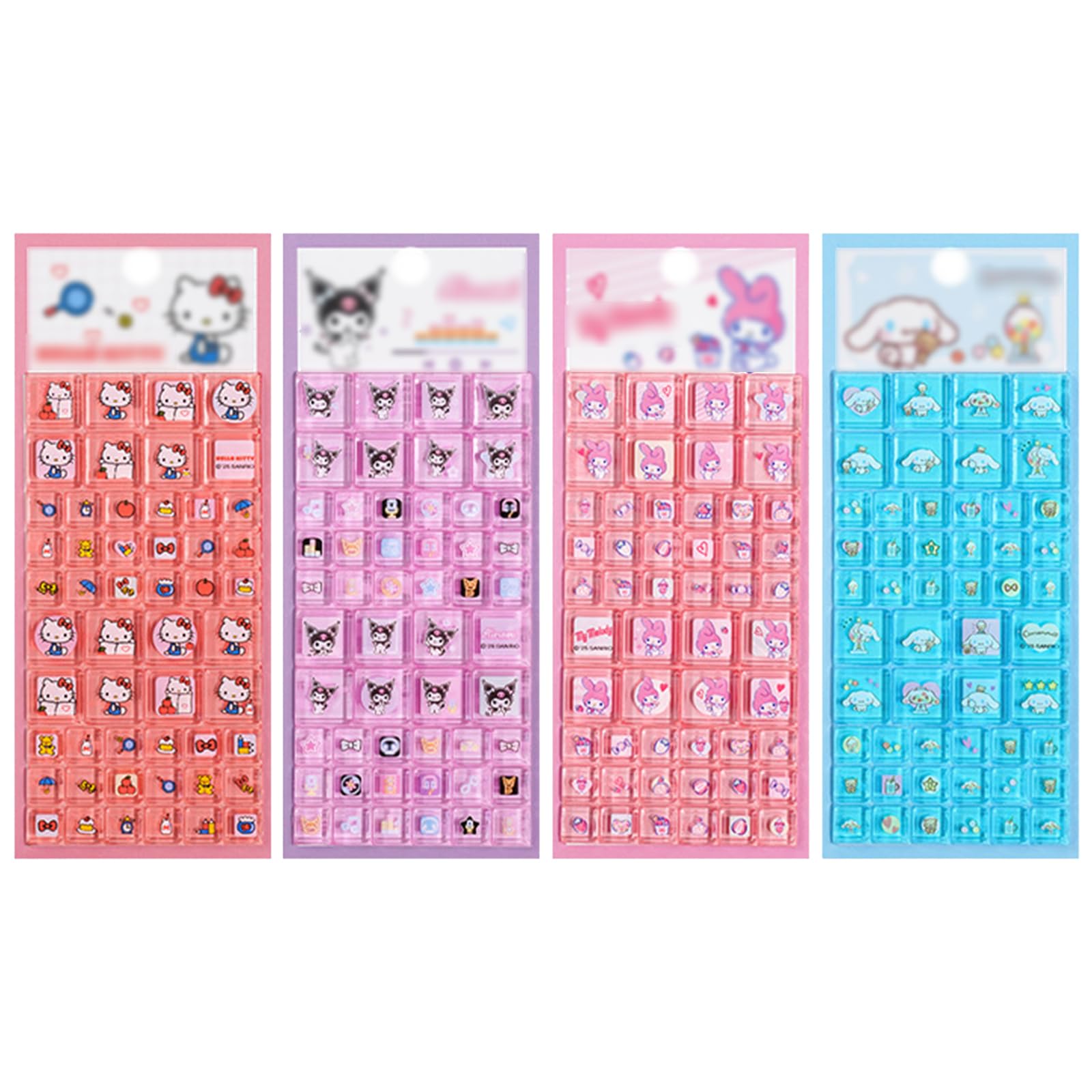 Amazon.co.jp: タイルシール シール ぷくぷく ぷっくり 1/2/4 枚 3D 再