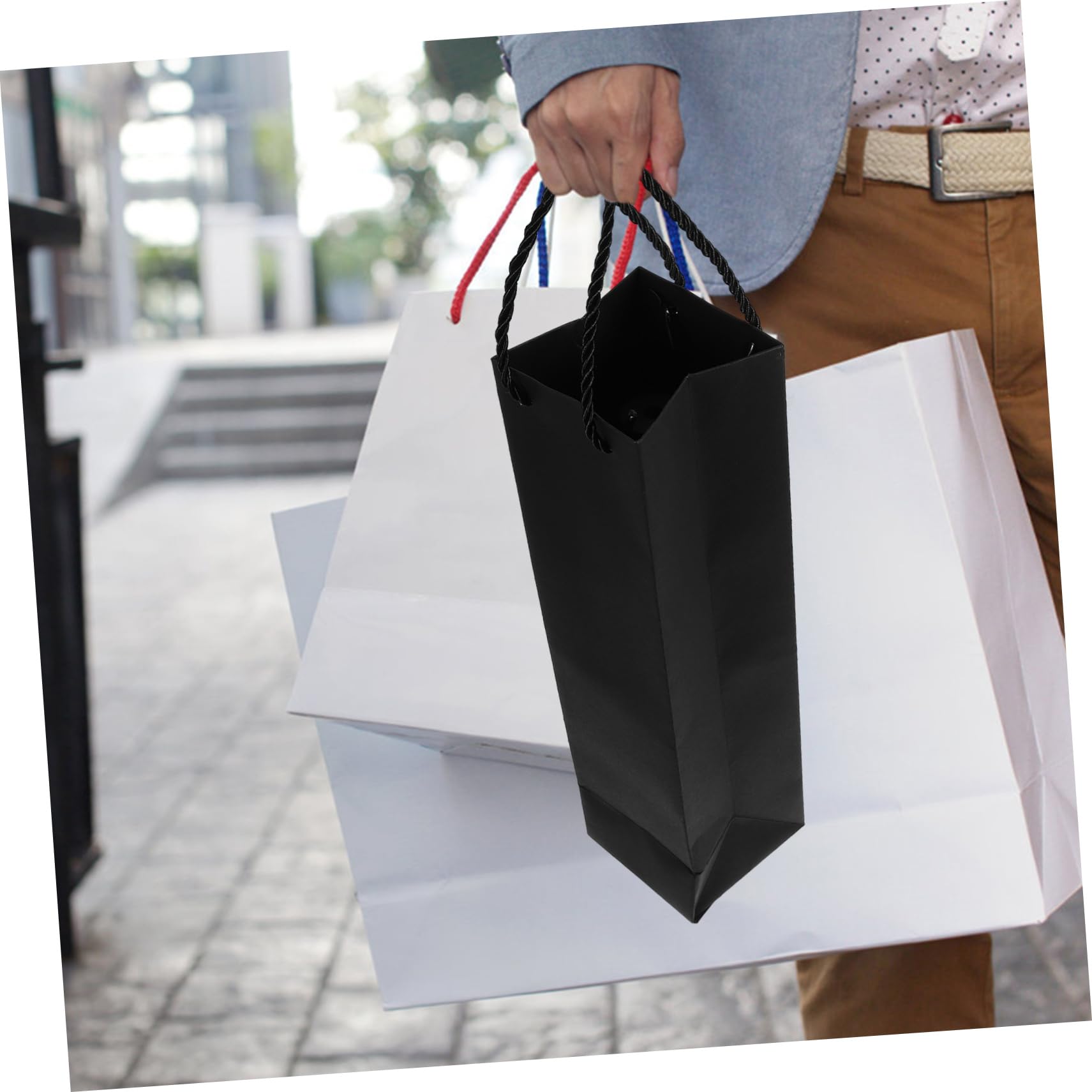 NUOBESTY 48piezas Bolsas para Resistentes y Reutilizables para y Transporte De Botellas De