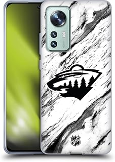 Head Case Designs Officially Licensed NHL Marble Minnesota Wild Soft Gel Case Compatible With Xiaomi 12 Pro