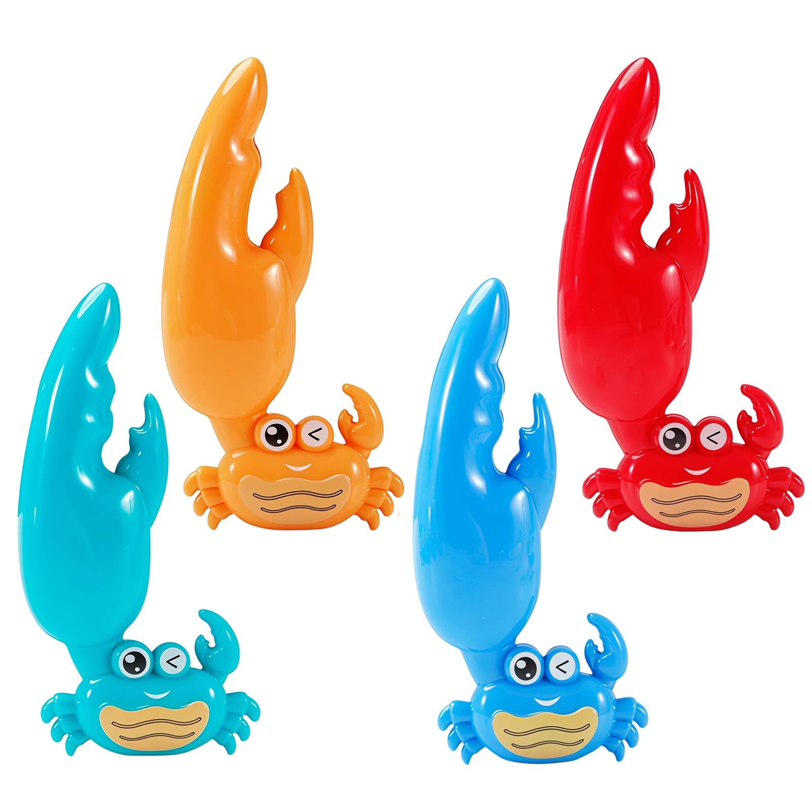 ATBEAMEN 4 Pcs Crab Diving Toys for Kids, Underwater Pool Sinkers for Swimming Pool Games,Crab Summer Water Diving Games Training Toys for Boys and Girls Pool Party — image 1
