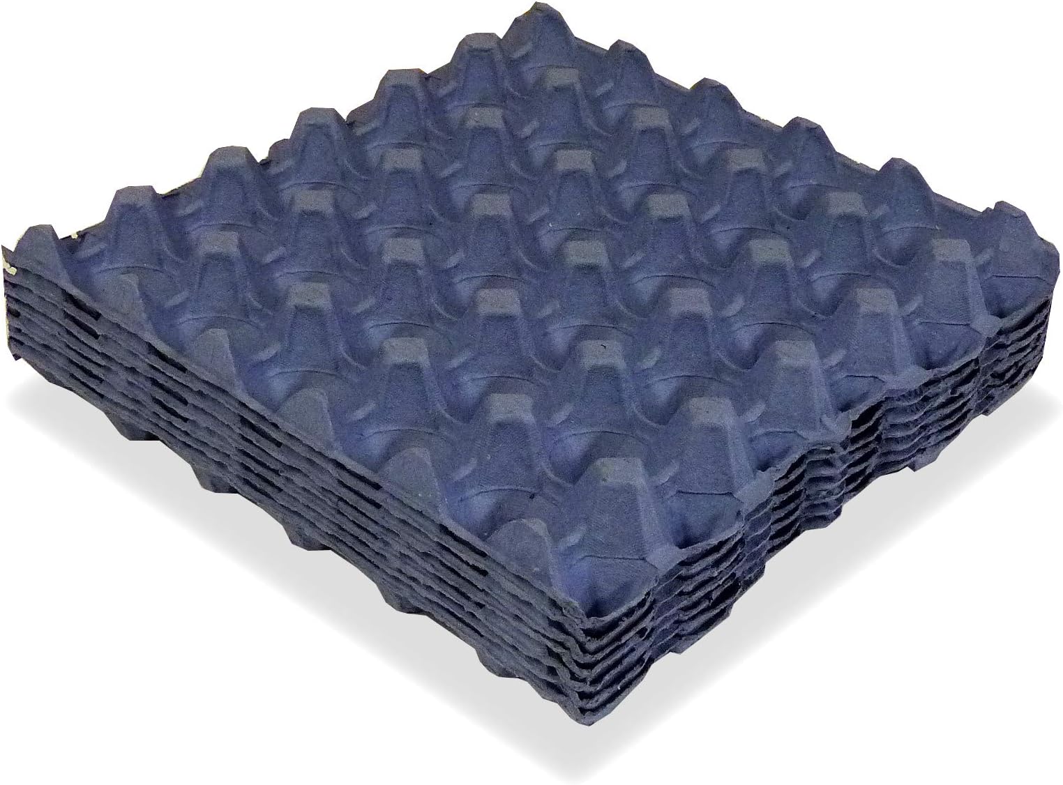 10 X BLUE EGG TRAYS (HOLDS 30 EGGS)